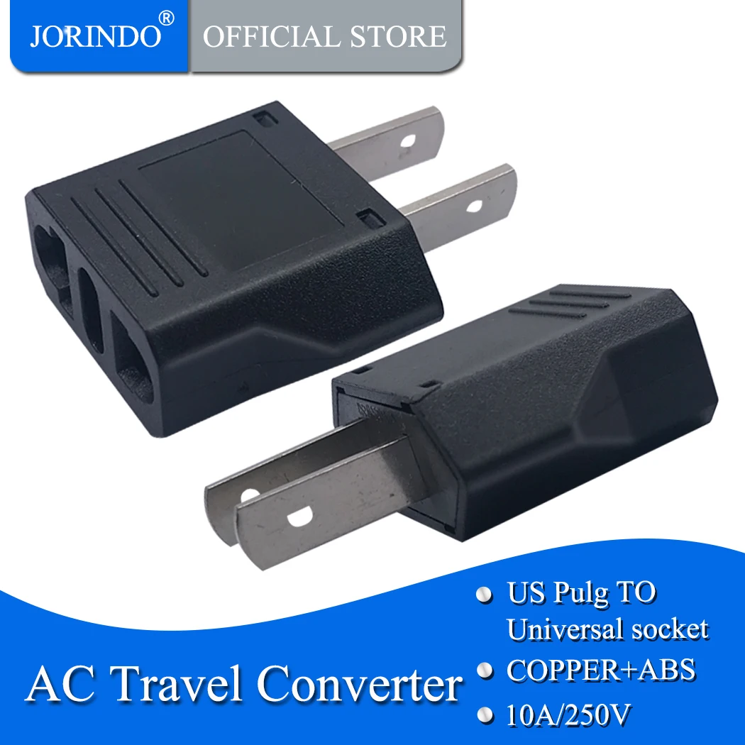 Jorindo nos para nós, eua para a ue, american standard travel converter