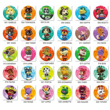 

Animal Crossing Card Amiibo Card Work for NS Games Series 1 (001 to 030)