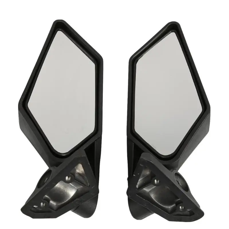 Черный мотоцикл боковое зеркало заднего вида пластик и стекло Практичный простой прочный UTV E-Велосипедное Зеркало для Can Am Maverick X3