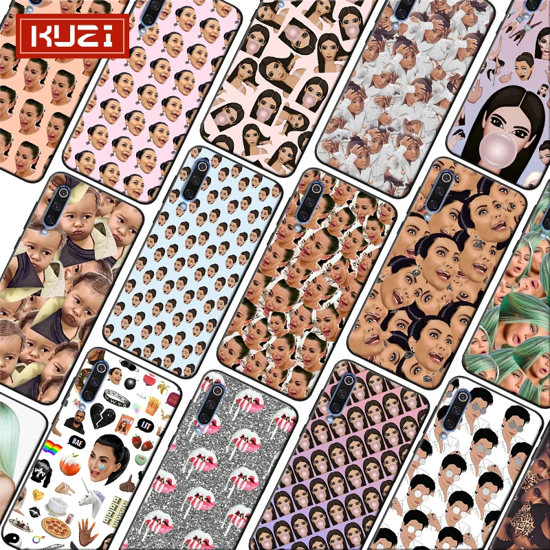 Kimoji Kim Kardashian Funny Face Soft Silicone Phone Case for samsung galaxy a50 a70 a30 a40 a20 s8 s9 s10 plus | Мобильные телефоны