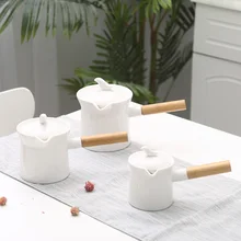 Белый керамический чайник в японском стиле чайный горшок для чая и кофе китайский зеленый чай Da Hong Pao Молоко Улун пуэр фарфоровые чайники
