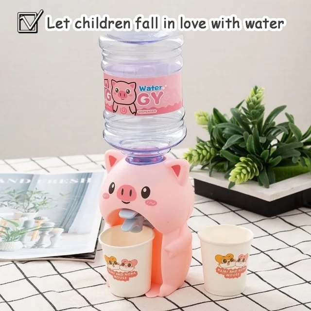 Kawaii Pig Mini Water Dispenser 2