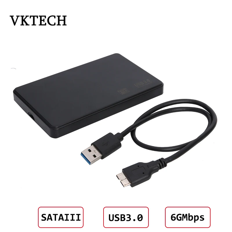 2,5 дюймов HDD SSD чехол Sata для USB 3,0 2,0 адаптер бесплатно 5 Гбит/с Корпус жесткого диска Поддержка 2 ТБ HDD диск для WIndows Mac OS
