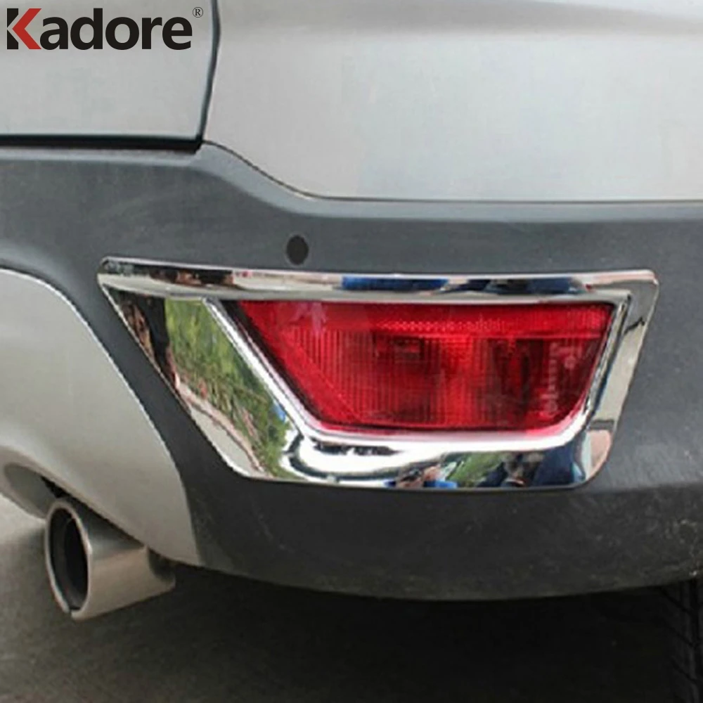Наклейка для Ford Kuga Escape 2013 2014 2015 ABS Chrome лампа заднего противотуманного фонаря