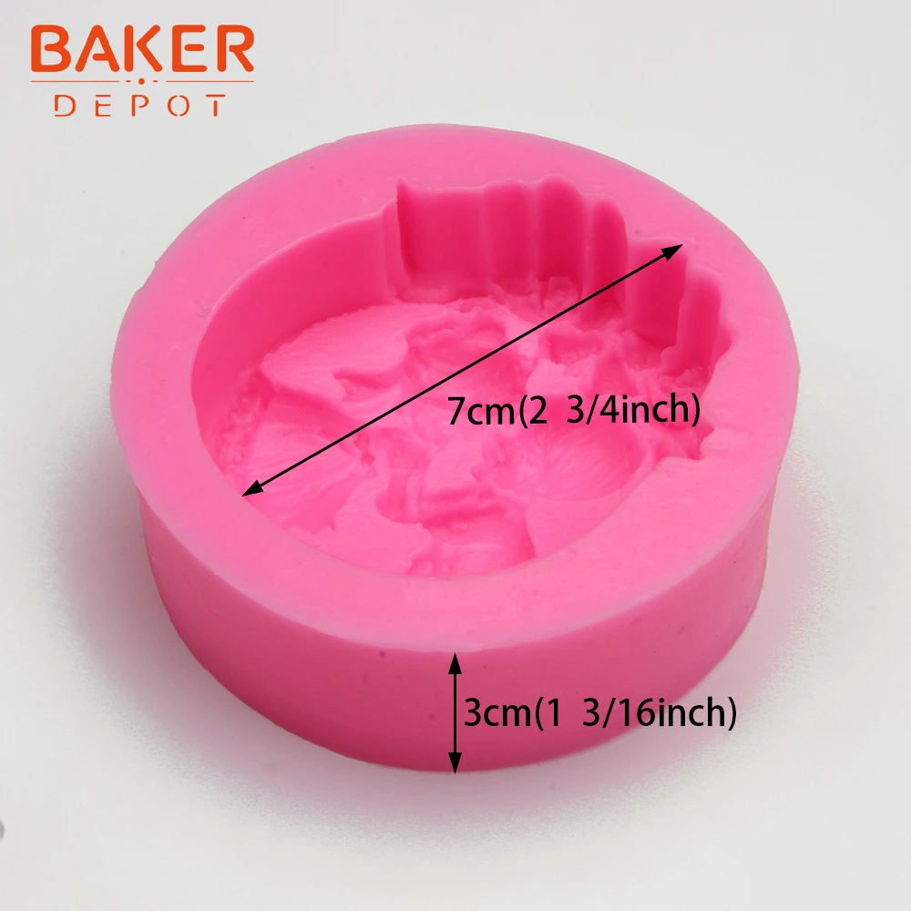 BAKER DEPOT Свадьба поцелуй мыло Смола силиконовая форма для выпечки Форма Для Свечи Воск Глина DIY ремесла украшения торта