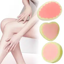 Сердце капли воды круглой геометрической формы лица тела удаление волос безболезненная губка для депиляции Эпилятор инструмент