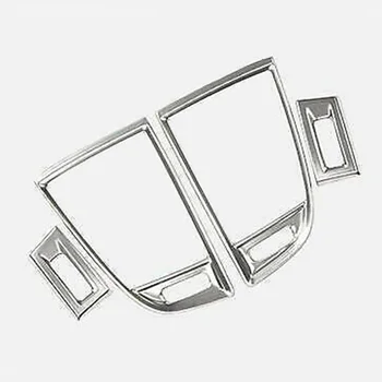 

4*Sliver Console L&R Air Outlets Vent Cover Trim For Infiniti QX50 2018-2020 Charming Luxury Vivid