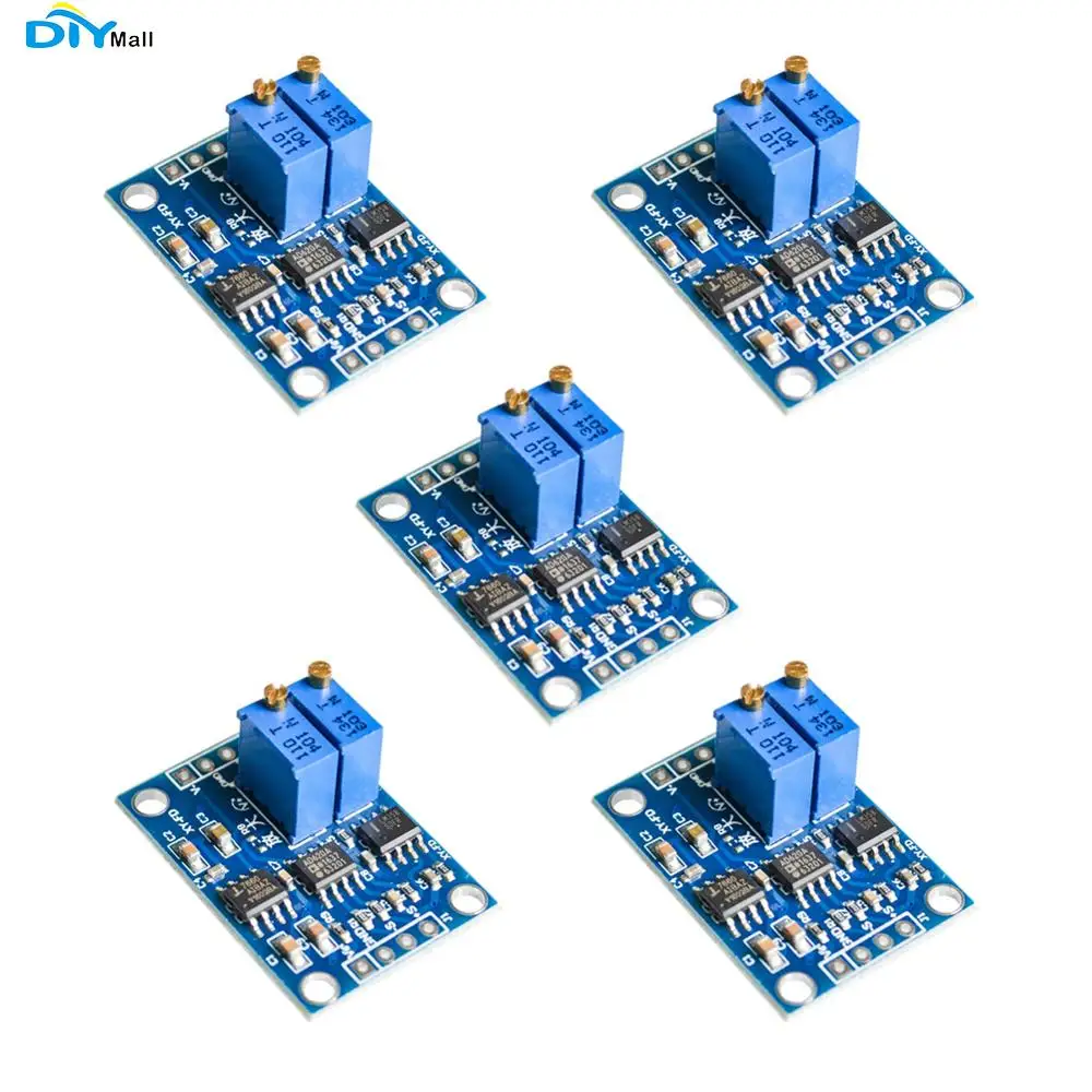 

5Pcs AD620 Transmitter Microvolt MV Signal Instrumentation Module Board 3-12VDC Voltage Amplifier Module