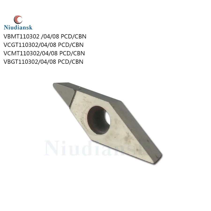 VBMT110304 PCD VCGT110304 VBGT110304 CBN Алмазная вставка токарный инструмент Алмазный вставной