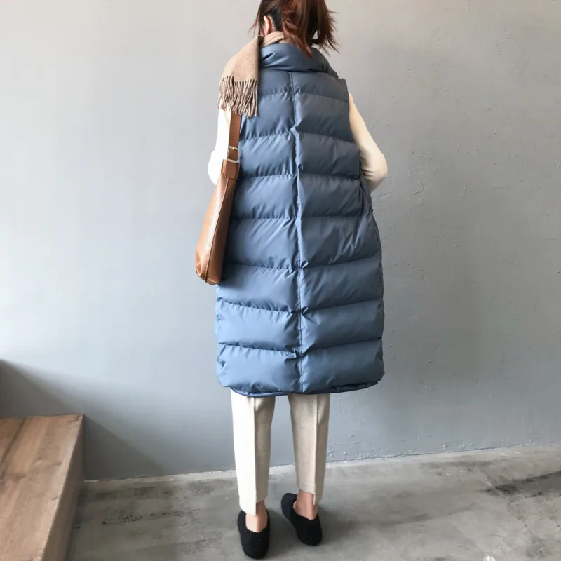 2020 New Vest Women Coat Winter Jacket Long Warm