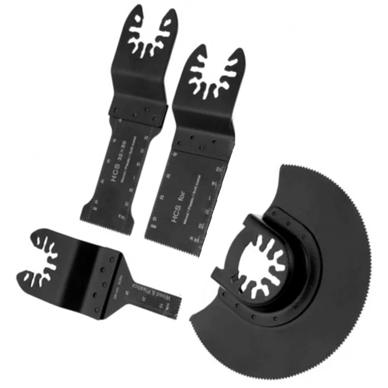 

4pcs Oscillating Saw Blades Cutting Wooden Particleboard Cupboard For Fein Multimaster Power Cutter Machine