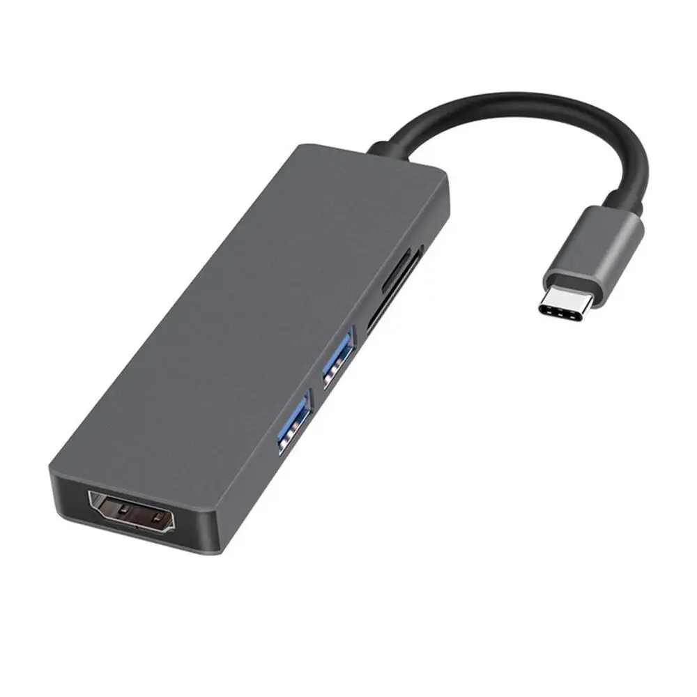 Type-c док-станция Hdmi/Usb3.0 концентратор/Sd Tf карта конвертер usb-хаб многофункциональная док-станция A/B