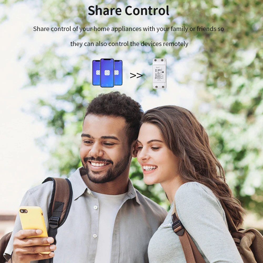 Базовый Wi Fi переключатель ITEAD Sonoff для фотомодуля 10 А 90 250 В IOS Android Alexa|Модули умного