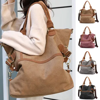 

Women's Fashion Simple Mixed Color Handbag Single Shoulder Messenger Bags Handle Leather Shoulder Totes Purse Female Simple 2020