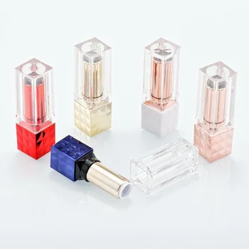

1pcs Lipstick Cool Liptube Balm Tube Empty Liptubes Containers Lip Tubes Balm Tubes Square Empty Refillable Bottles Lipstick Tub