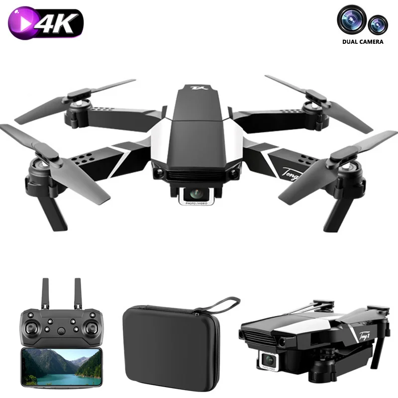 2020 Новый S62 Pro Drone 4k HD двойной Камера визуального позиционирования 1080P Wi Fi Fpv Дрон