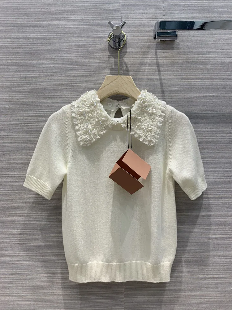 Luxury Brand Beading Sweater Shirt 2020 Early