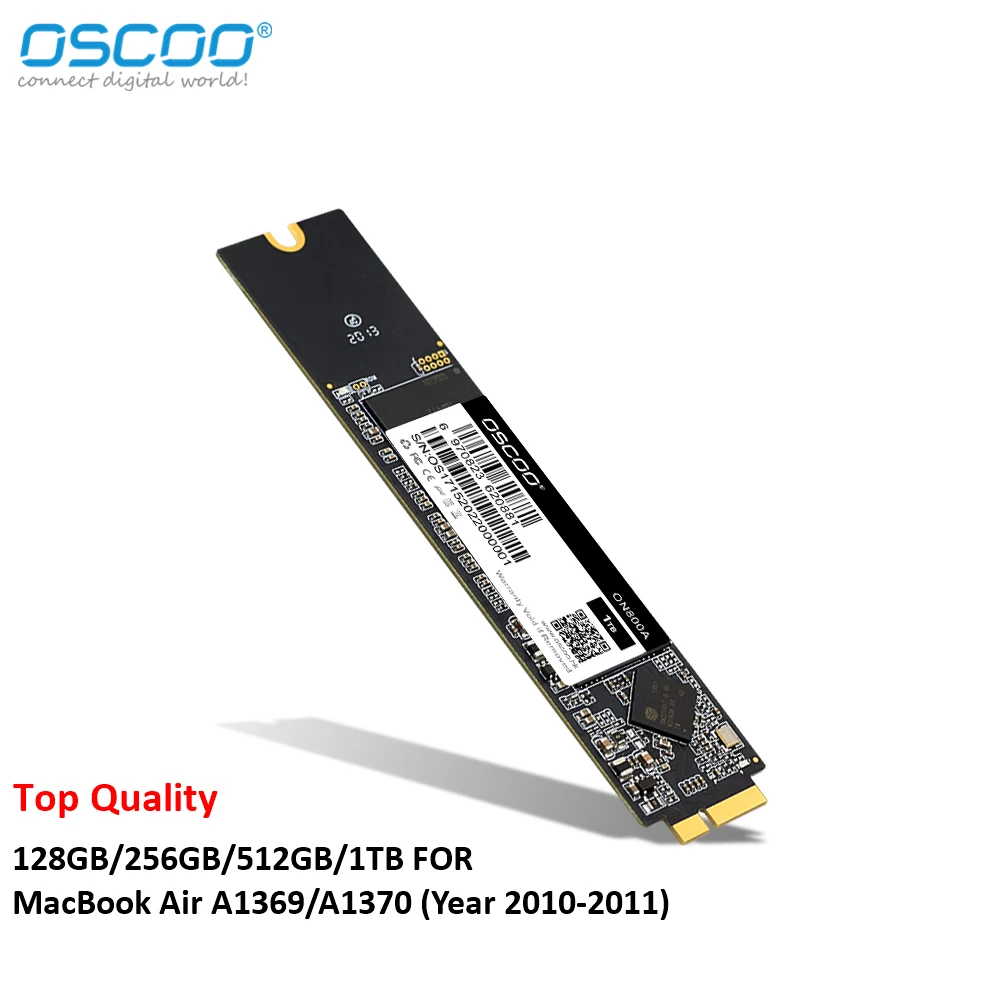 Твердотельный накопитель Oscoo 3D TLC SSD SATA3 120 ГБ 256 500 Гб ТБ для Macbook 2010 2011 A1369 A1370 Apple macbook