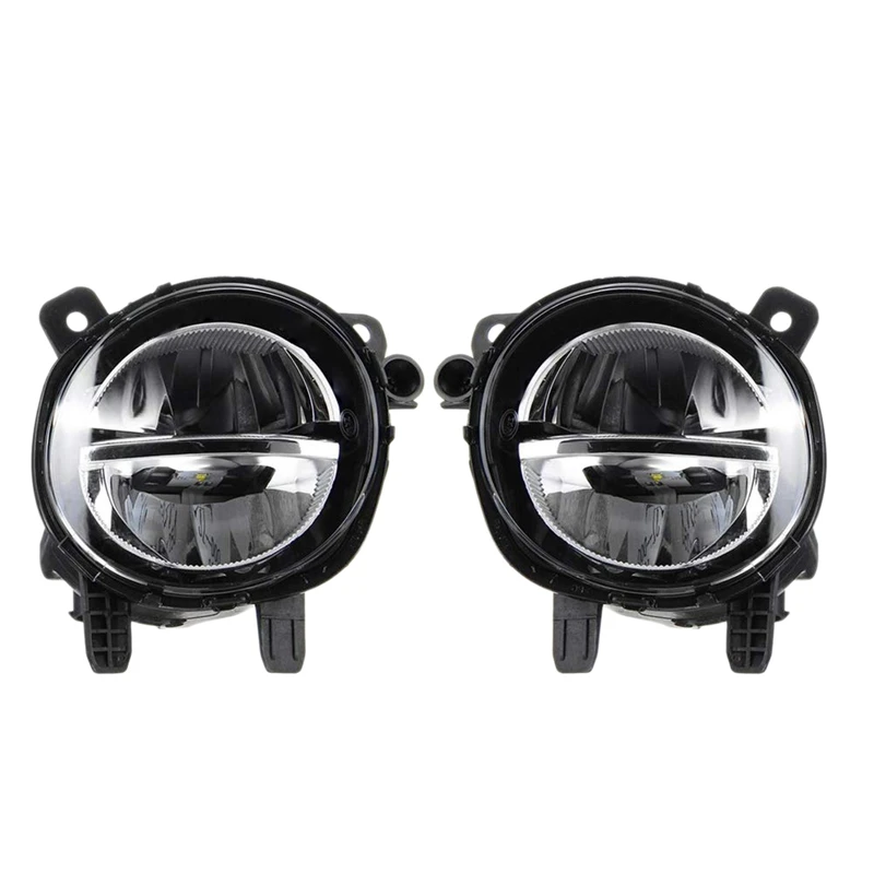 

DHBH-A Pair Car Front LED Fog Light Fog Lamp DRL Driving Lamp for BMW F20 F22 F30 F35 LCI with LED Bulds 63177315559 63177315560