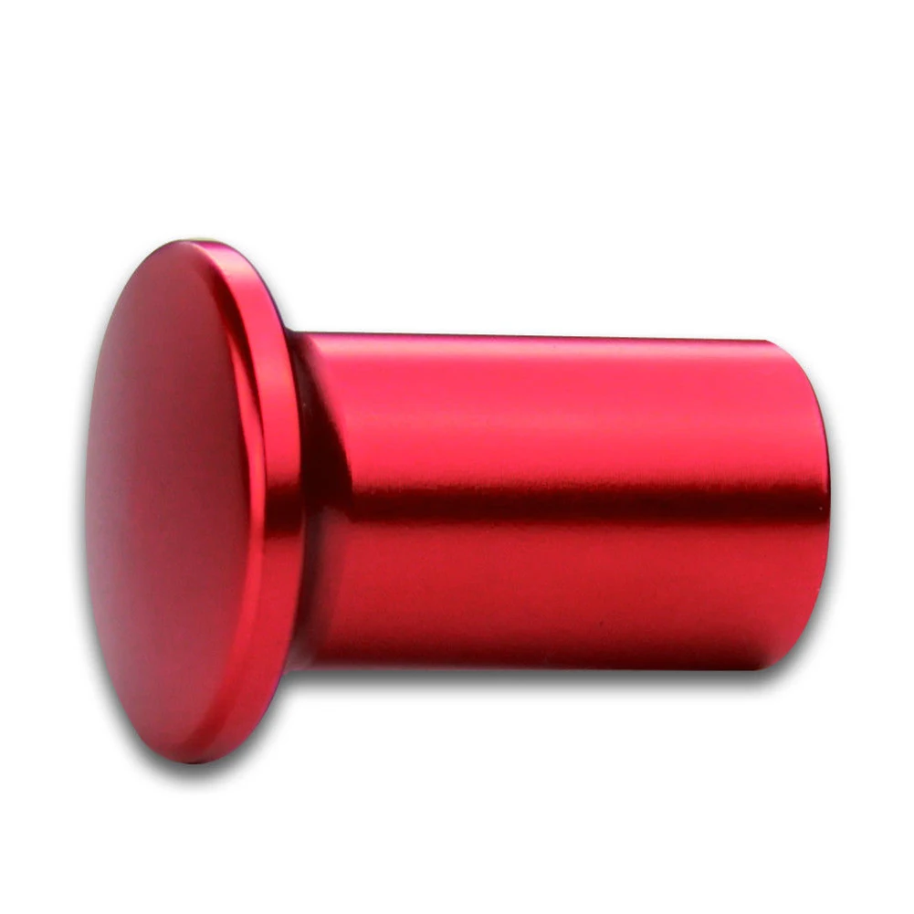 Часть рычага блокировки Стиль поворотная ручка вращающаяся кнопка ручного тормоза дрейф Простая установка прочный алюминий - Название цвета: Красный