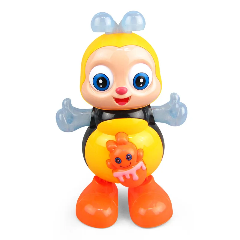 Abelha dos Desenhos Boneca de Plástico Nova Dança Elétrica Cantar Animados Iluminação Música Animal Presente Crianças Brinquedo 2022 3 2022 nova dança elétrica cantar abelha dos