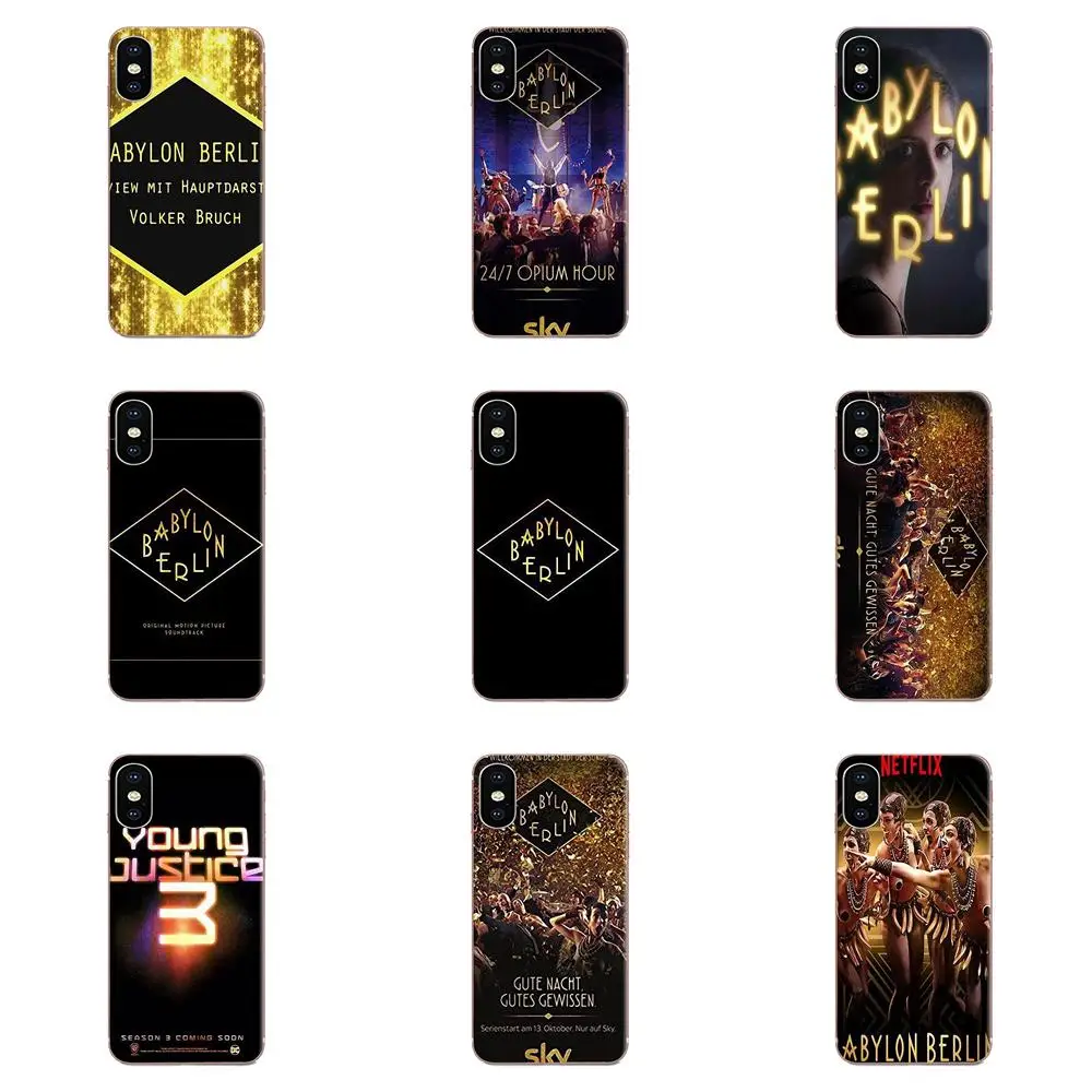Для Apple iPhone 11 Pro X XS Max XR 4 4S 5 5C 5S SE 6 6S 7 8 Plus Мягкий живой телефон Babylon Берлинский сезон 2