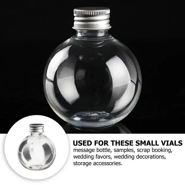 25 Db Műanyag Palackok Üres Szivárgásbiztos 150 Ml Átlátszó Konténergolyó Palack Vizes Otthoni Dekorációhoz - Image 6