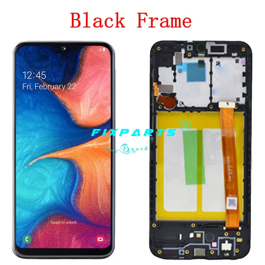 Для SAMSUNG Galaxy A20e ЖК-дисплей сенсорный экран с рамкой A202 A202F A202F/DS SM-A202F/DS Ремонт для SAMSUNG A20e ЖК-экран