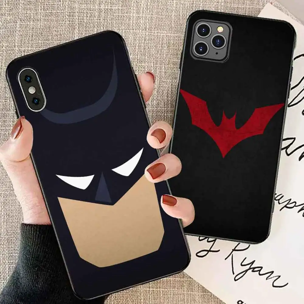 

Batman silicone case for iphone xr x xs max 8 plus 7 7plus 8plus 6 6s 11 pro max coque iphone7 DC cartoon shockproof soft cover