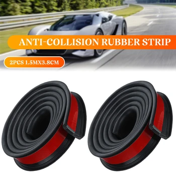 

1.5mx3.8cm Universal Rubber Car Wheel Arch Protection Moldings Anti-collision Mudguard Car Wheel Protection Wheel Sticker