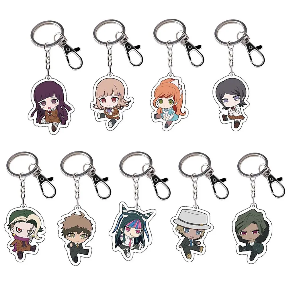 Danganronpa акриловый брелок для ключей Косплей Аниме Подарки|Брелоки| |