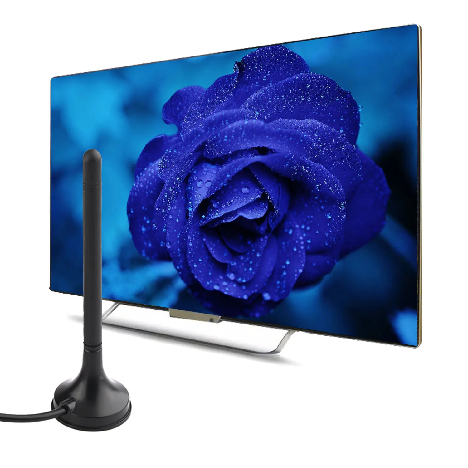 Горячая DVB-T2 ATSC ISDB Магнитная база F Тип антенны для цифрового ТВ HD ТВ Тернер VHF174-230/UHF470-860MHZ
