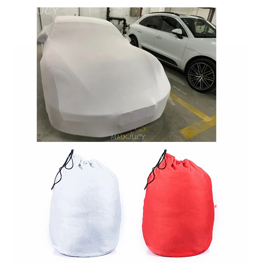 

for Porsche Macan Cayenne Panamera 718/911 Indoor Car Covers High Stretch Cotton