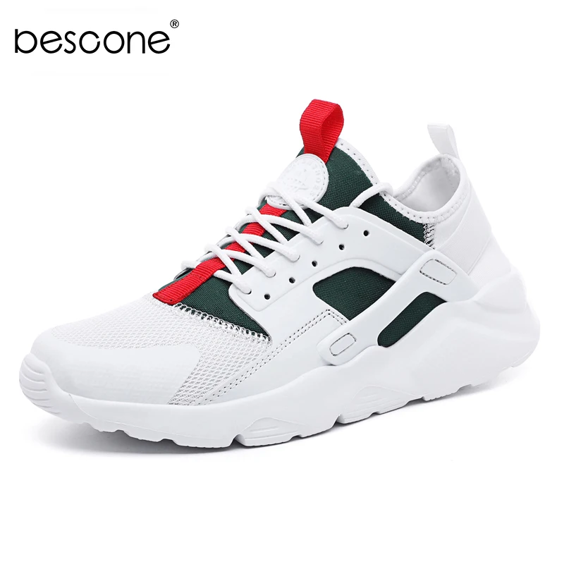BESCONE Men Sneakers 2020 News Breathable Sports Non-slip Wear-resistant High Quality Male Shoes 39-47 G55 | Обувь