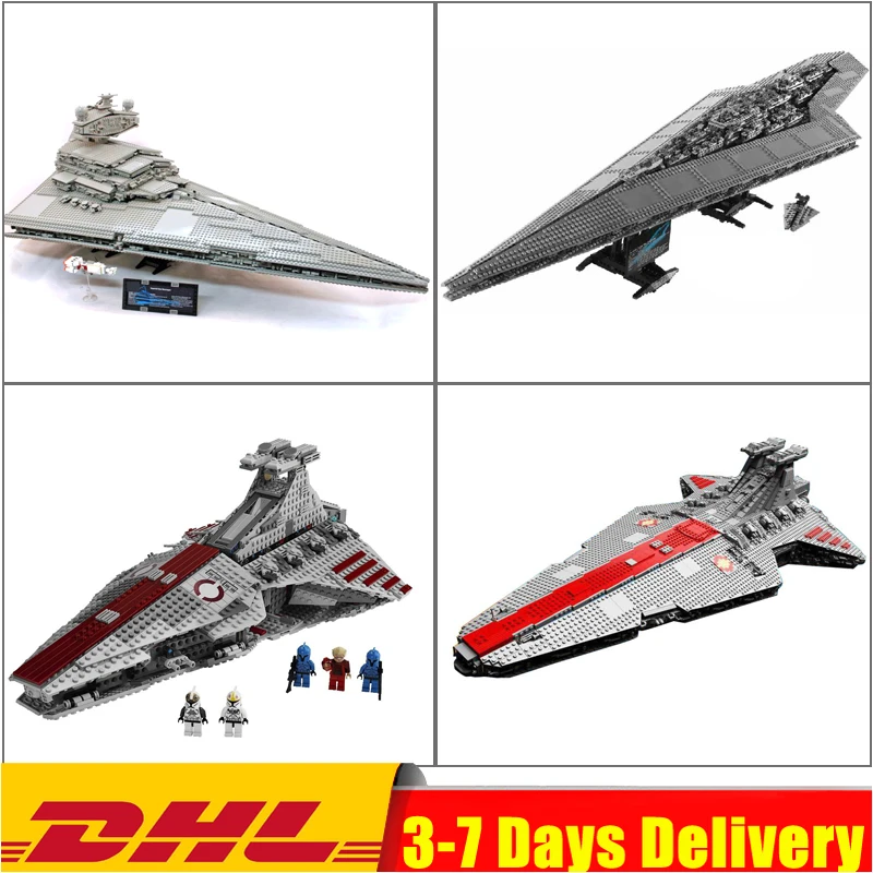 

Star War Set UCS Star Destroyer 05027 05028 05077 05042 Compatible Legoinglys 10030 10221 75252 8039 Building Blocks Bricks