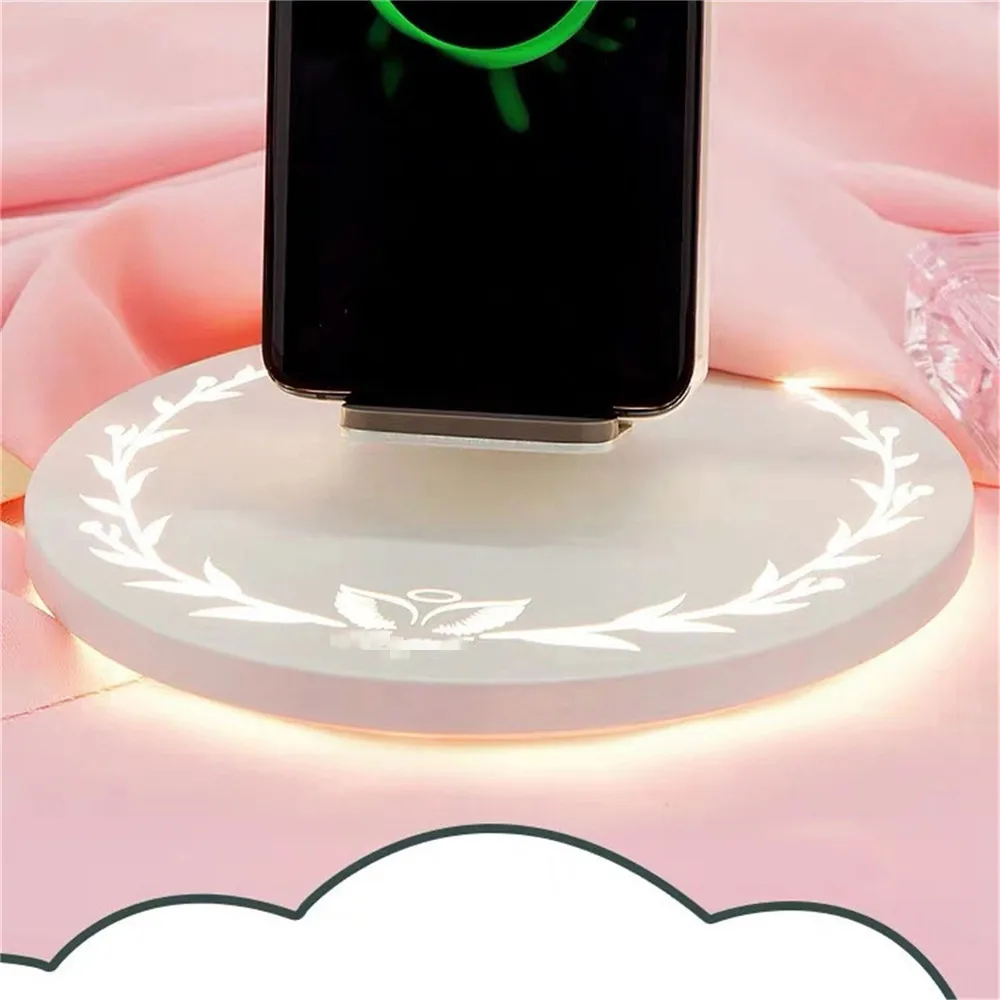 10W Wireless Charging Dock Cradle Fast Charger for iPhone&Android For Samsung For HUAWEI Smartphone Wireless Charging Stand