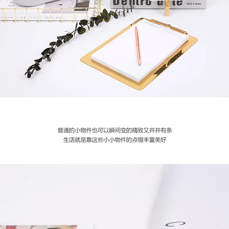 Fine Copper Clip Northern European-Style INS Gold Clip Brass Dovetail Clip Food Seal Ticket Clips Hanging Clothing Clip
