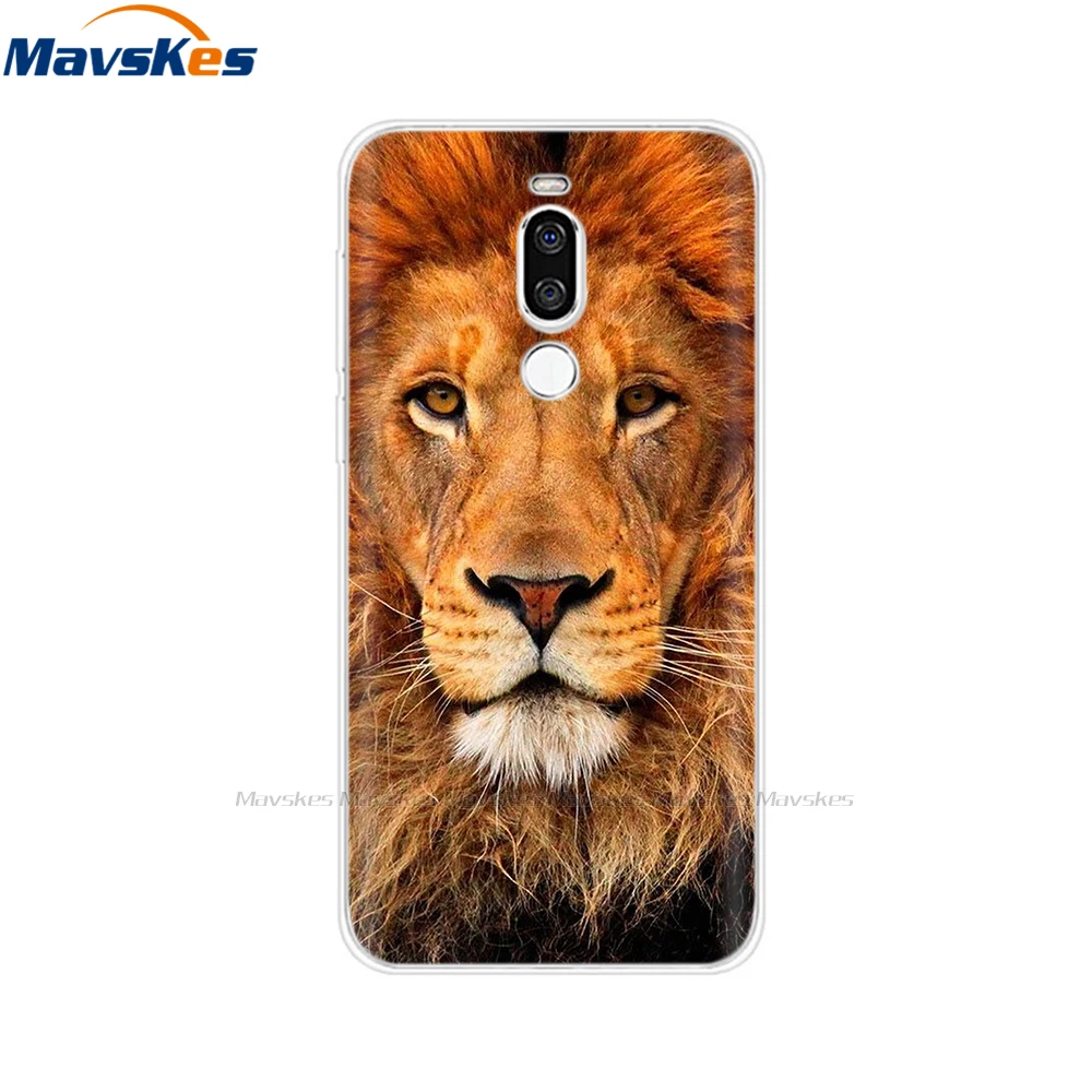 Cases For Meizu Back Cover For Meizu X8 X 8 Flowers Cat Patterned Phone Shell Cover Soft TPU Silicone Protective Cases Fundas Coque For Meizu X8 cases for meizu black Cases For Meizu