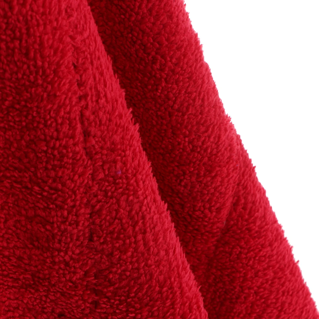 Soft Coral Fleece Towel Kitchen Wash Auto Car Home Cleaning Washable Cloth Blue 29.5 x 29cm