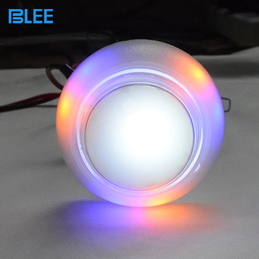 

1 Piece 45MM Big Round Colorful Push Button LED with Microswitch for DIY Arcade Game Machine Parts 5/12V Large Dome Light Switch