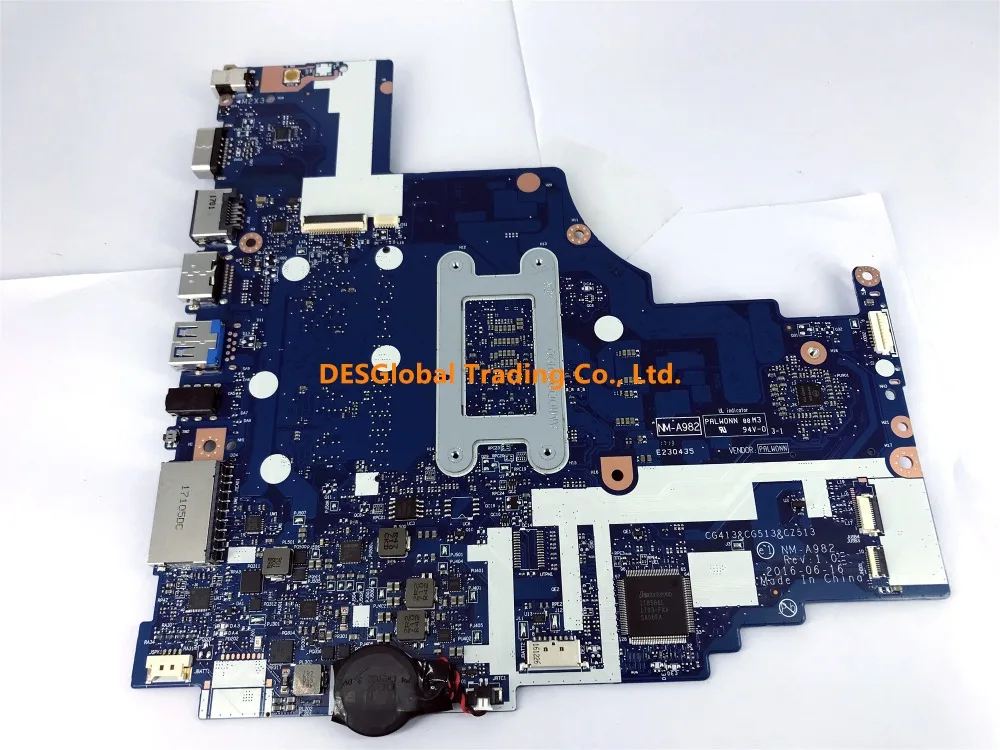 Материнская плата для ноутбука lenovo Ideapad 310-15IKB i7-7500U NM-A982 CG413 CG513 CZ513 5B20M31047 тест Быстрая