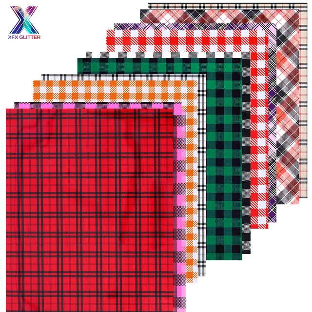 XFX HTV Heat Transfer Vinyl 10 Sheets 12 X 10Red Black Buffalo Check Heat  Transfer Vinyl for Iron on Fabrics Clothing Film DIY - AliExpress