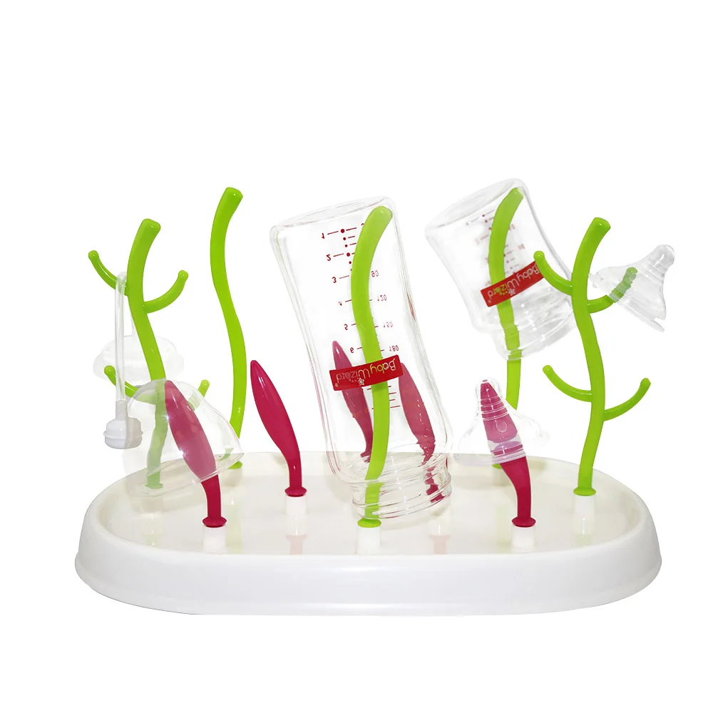 

Simple Tree Shape Bottle Drying Racks Baby Bottle Drainer Feeding Cup Holder Baby Bottle Cleaning Dryer Gift Storage Drying Tool