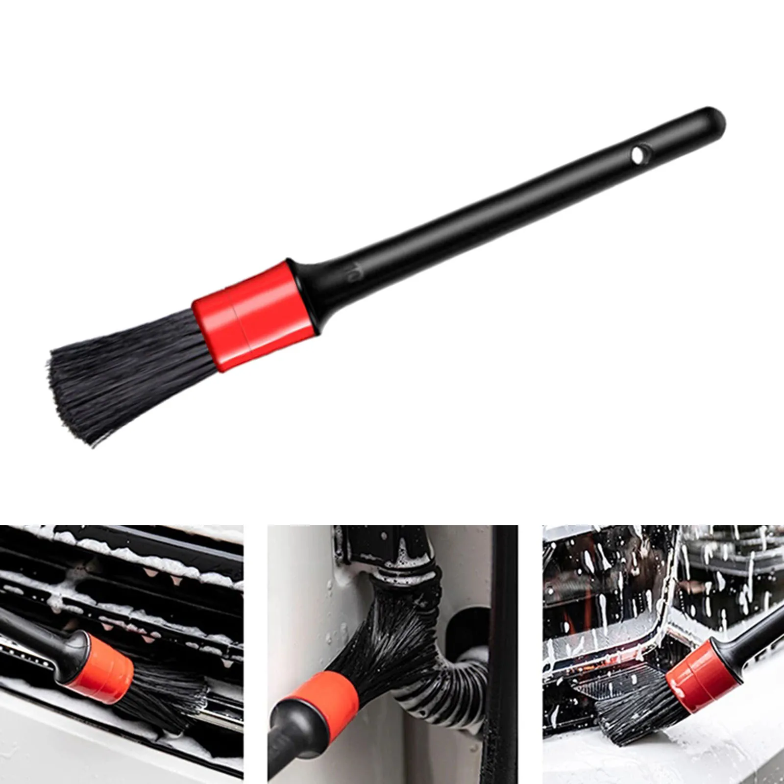 1/ 5pcs Car Detailing Brush Set for Car Brushes Tools Auto Wash Brush for Car Cleaning Engine Dashboard Wheels Air Vent Brush