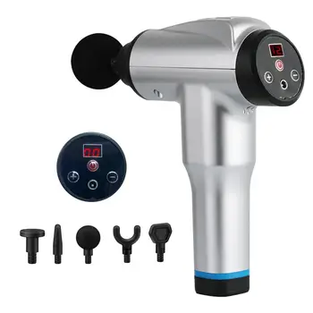 

Massage Gun Percussion Massage Gun Quiet Electric Muscle Massage Gun with 5 Heads Deep Tissue Vibration Massage Device for Neck