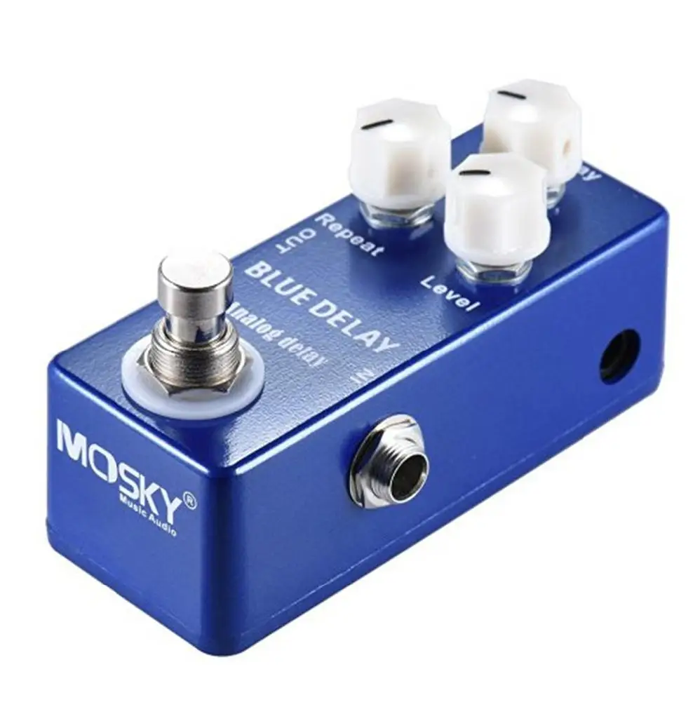 Mosky Deep Blue задержка Мини гитарный эффект педаль истинный обход симулятор хора с высоким коэффициентом усиления электрический блок эффектов для гитары Части