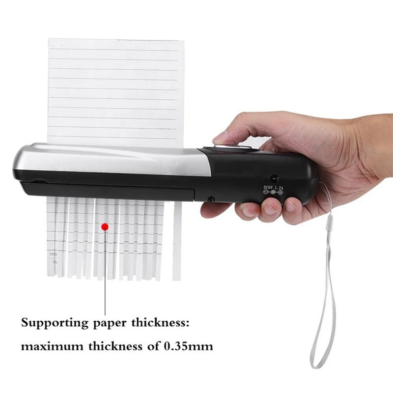 Creative Handheld Usb Powered Paper Trimmer Shredders For Crush Office Mini Document Portable Electric Shredder Mini