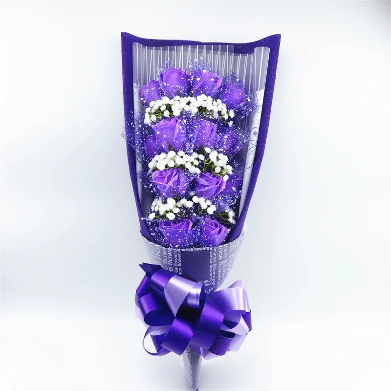 Искусственный прекрасный мультфильм Ститч плюшевые игрушки гвоздики мыло в виде цветов розы День Святого Валентина матери рождественские подарки на выпускной