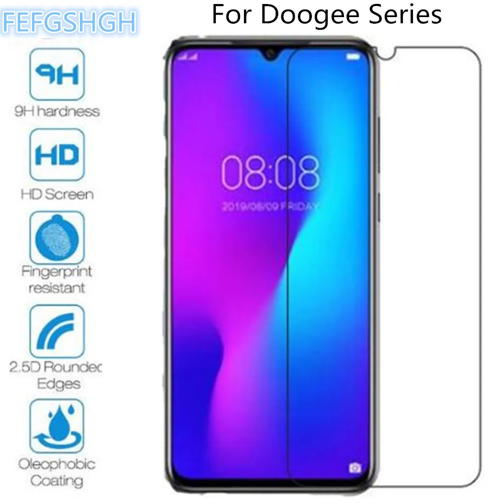 Закаленное стекло 9H 2.5D Для Doogee N20 Y9 Plus Взрывозащищенная Защита экрана для N10 Y7