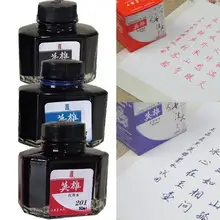 50ml garrafa de vidro suave escrita caneta caneta tinta reenchimento artigos de papelaria material de escritório estudante da escola w4b2
